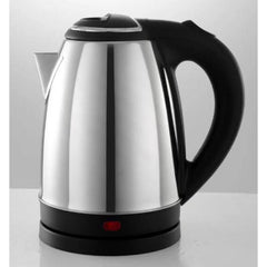 Cordless Electric Kettle 1500W 2L Stainless Steel Black Handle