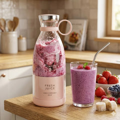 Portable Electric Bottle Juicer 420ml Multicolor ABS